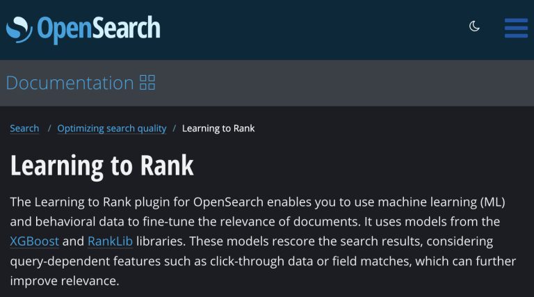 A Year of Transformation for Learning to Rank in OpenSearch
