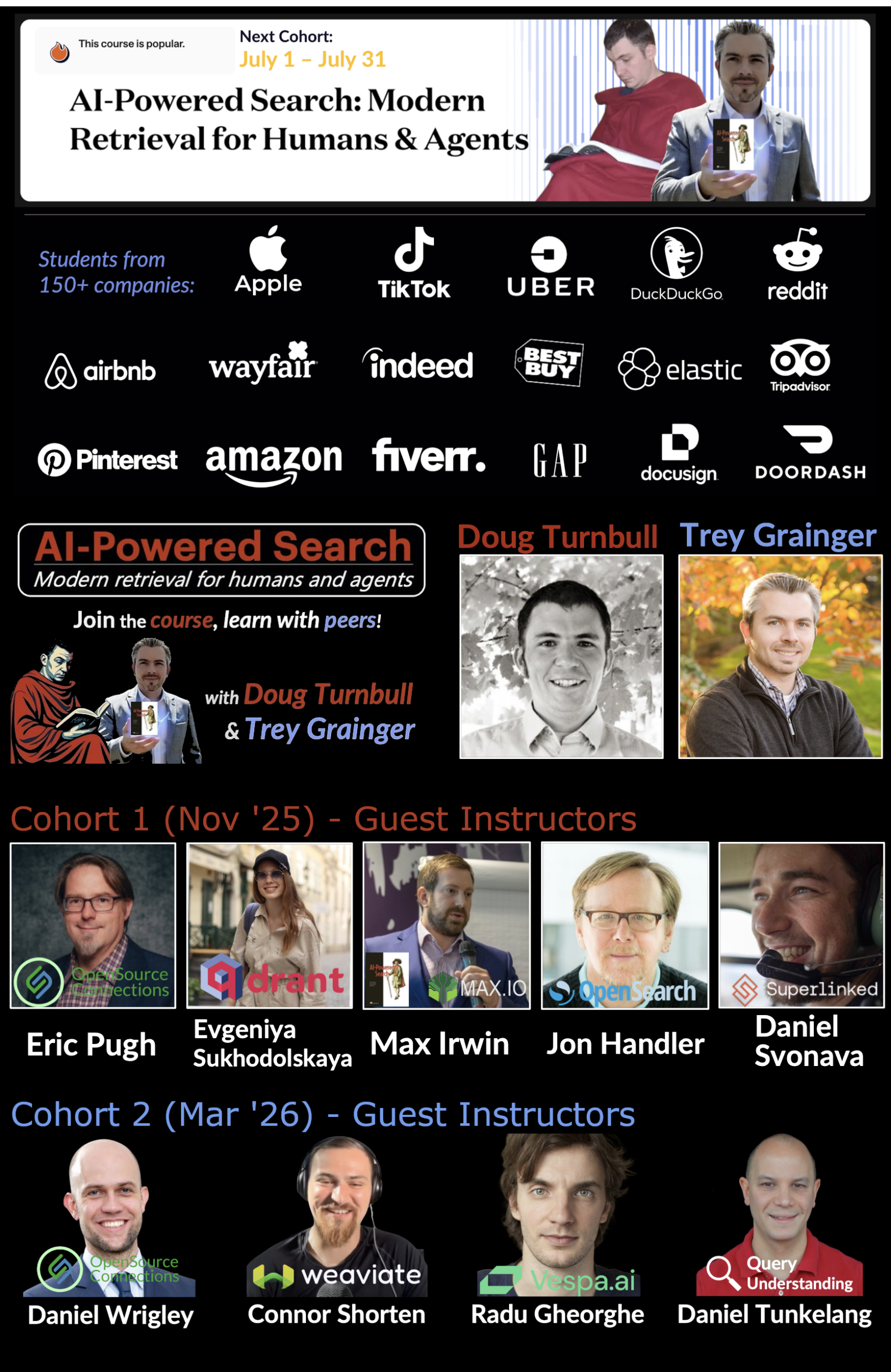 AI-Powered Search: Modern Retrieval for Humans & Agents Course